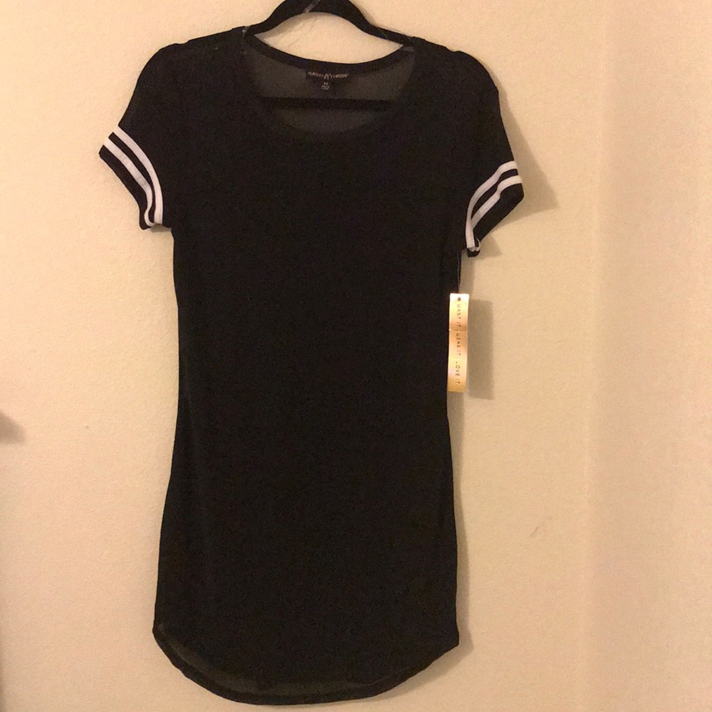 Almost Famous Juniors Black Dress